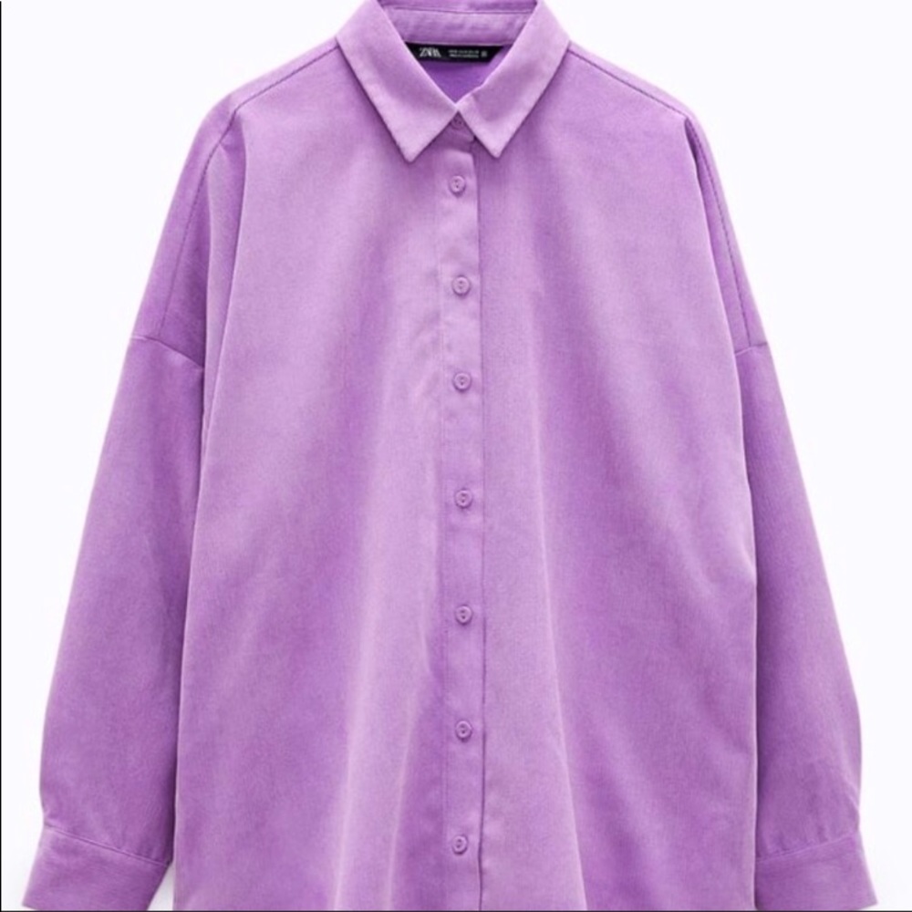Zara oversized corduroy shirt - Picture 2 of 6